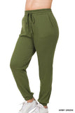 Joggers-Army Green