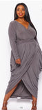 Zara Drapped Midi Dress